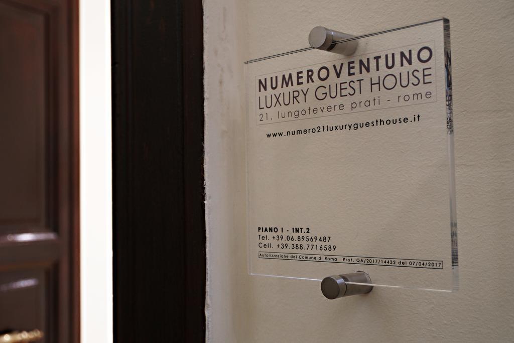 Numero 21 Luxury Guest House Рим Екстериор снимка